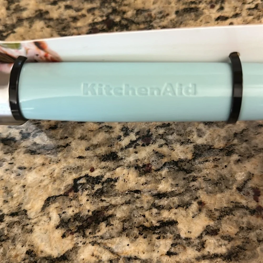 NWT KitchenAid Mineral Blue Pizza Cutter Slicer